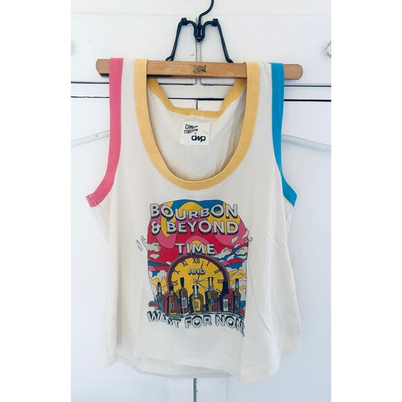 CAMP Collection x DWP Merch Bourbon & Beyond Tank Top, New, Size L - Picture 1 of 2